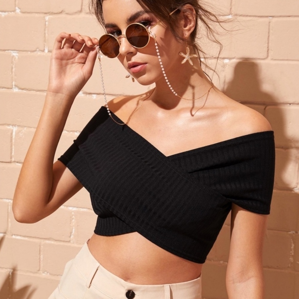 French Off Shoulder Top